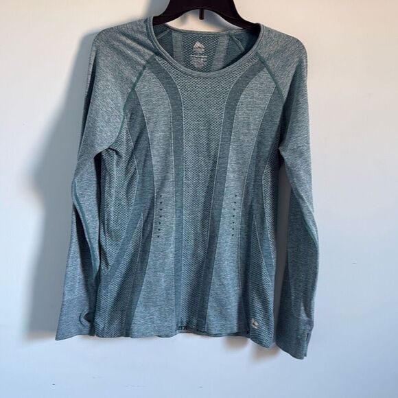 RBX Tops - RBX Teal Seamless Long Sleeve Tee Size L